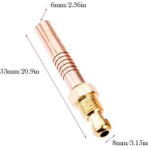 2pcs Gas & Power Cable Adapter FIT for WP-17 WP-9 WP-24G 24W TIG Welding Torch Welding & Soldering Supplies Tools