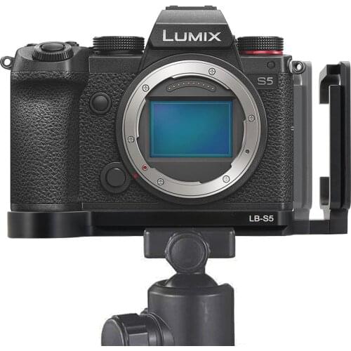 Quick Release L Plate Bracket Holder Hand Grip for Panasonic LUMIX S5