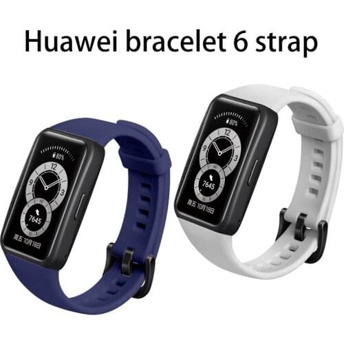 Colors Bracelet For Huawei Sports Bracelet 6 Silicone Sport Strap Watch Silicone Wrist Strap For Huawei Sports Bracelet 6 Strap