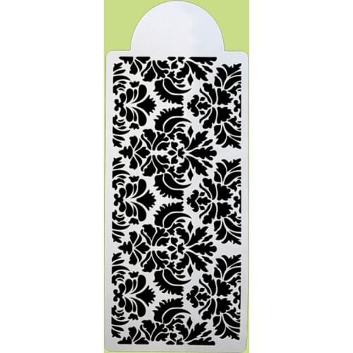 Flower Design Stencil for Wedding Cake Fondant Decorating Stencils Templates Mold Baking Cake Tools