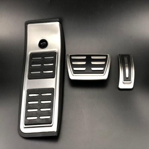 For Audi A4 B9 A5 F5 2016-2020 Sedan Avant Sport Automatic High Quality Stainless Steel Fuel Brake Footrest Pedal Cover