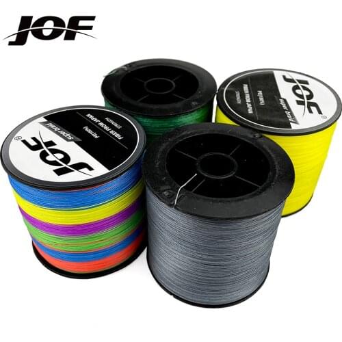 JOF 9Strands PE Fishing Line Raid Fishing Line 500M Multifilament Fishing Wire Carp Fishing Line Tool Diameter 0.14-0.55mm