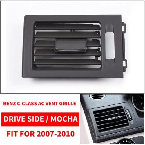 LHD Car AC Front Left Right Air Conditioner Vent Grille W204 Panel Cover Outlet Mocha For Benz C-Class C180 C200 C220 C230 C300
