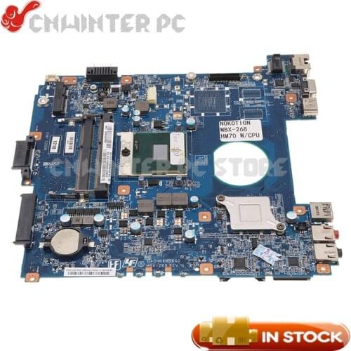 NOKOTION MBX-268 A1883845A A1893200A MAIN BOARD For SONY Vaio SVE14 Laptop Motherboard HM70 DDR3 Free CPU