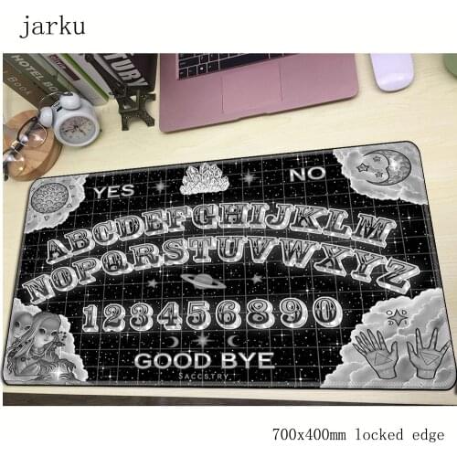 Ouija board mousepad gamer 700x400X3MM gaming mouse pad Halloween Gift notebook pc accessories laptop padmouse ergonomic mat