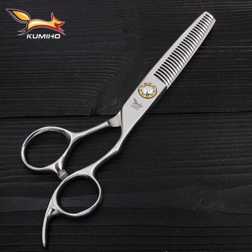 KUMIHO 2017 new arrival hair thinning scissors stainless steel barber scissors 6 inch hairdressing thinning scissors Japan 440C