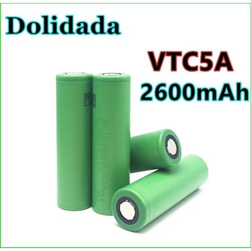 2021 NEW 3.7 V rechargeable voltage us18650 vtc5 2600 MAH vtc5 18650 battery replace 3.7 V 2600 MAH 18650 battery