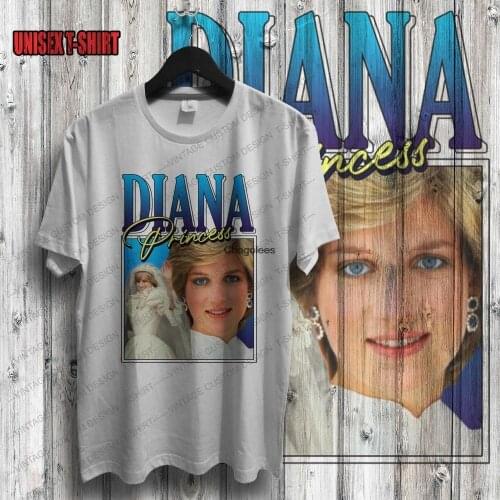 Princess Diana shirt vintage 90 top artist retro classic shirt summer shirt movie star lady diana shirt movie Tv series shirt