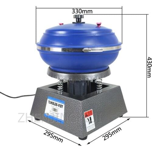 Medium Vibration Grinding Machine Electric Desktop Metal Accessories Surface Polisher Deburring Rust Removal Finishing Machine