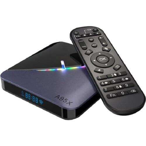 VHXSIN A95X F3 AMLOGIC S905X3 quad core 2gb 16gb 4g 32/64g dual wifi 2T2R 8K smart tv box HDR ANDROID 9.0