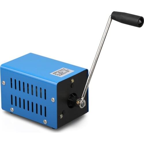 High Power Recharger Emergency Hand Crank Dynamotor Portable USB Charging Outdoor Camping Survival Dynamotor