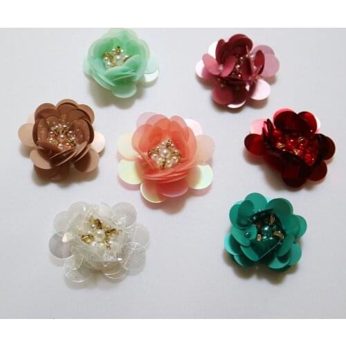 3pcs/lot Rhinestone beaded patches for clothes DIY sew on parch appliques Embroidery applique patch ropa clothing accessory