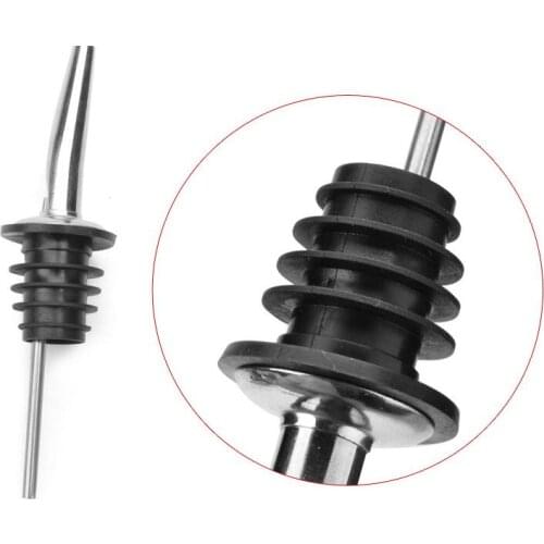 500PCS Stainless Steel Liquor Spirit Wine Pourer Flow Wine Bottle Pour Spout Stopper DHL Fedex Free shipping