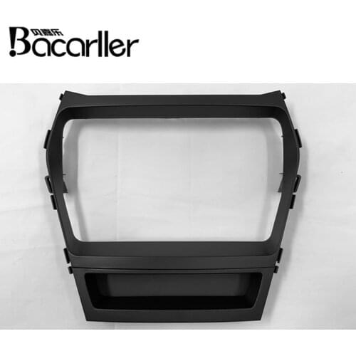 9 Inch 2din Car Fascia For HYUNDAI IX45 / SANTA FE 2015-2018 Stereo Panel Dash Mount Installation Double Din Car DVD Bezel Frame