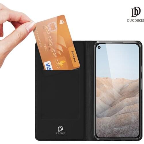 For GOOGLE Pixel 5A Case DUX DUCIS Skin Pro Series Leather Wallet Flip Case Full Protection Steady Stand Magnetic Closure