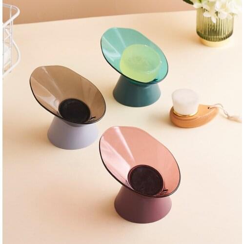 Creative Soap Box Drain Rack Simple Vertical Soap Dish Non-slip Soap Holder Soap Storage Plate Tray Bathroom Accessories