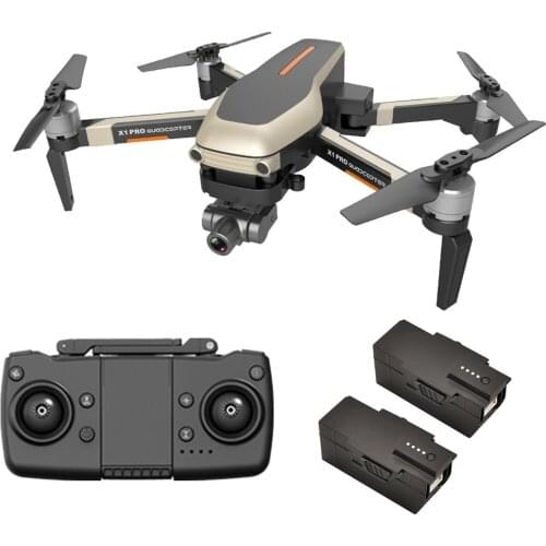 X1 PRO GPS Drone With Camera 5G RC Quadcopter Drone 4K WIFI FPV Foldable Off-Point Flying Gesture Photos Video Helicopter Toy