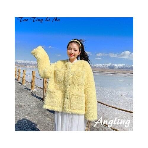 Top brand Style 2020 New High-end Fashion Women Faux Fur Coat C26 high quality