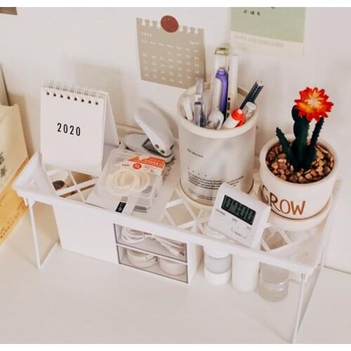Multipurpose Rack Plastic Foldable Debris Desktop Rack Kitchen Storage Rack Shelf Organizer For Kitchen Flavoring Organizer Home