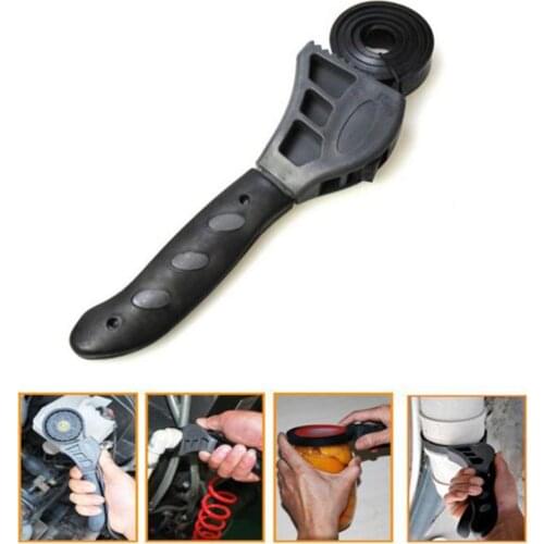 Multi Function Adjustable Belt Spanner Universal Rubber Strap Wrench Tool