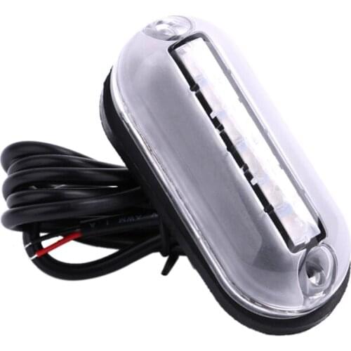 Marine Underwater Pontoon Waterproof Boat Transom Light for Cruise Ships, Yachts, Sailboat DC 10-30V IP68 Blue