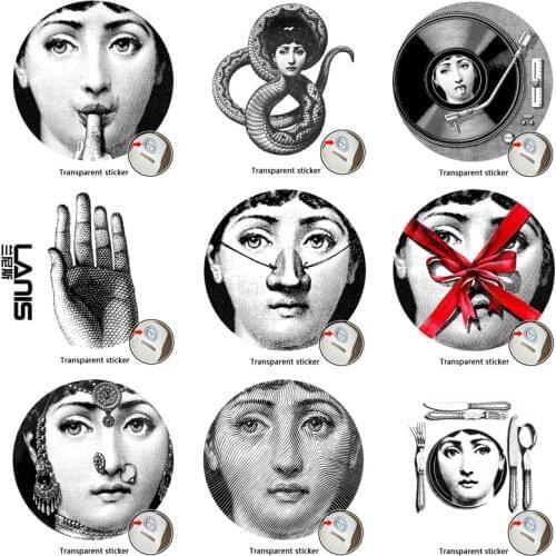 NO.57-84 Designer Lina Wallpaper The Same As Transparent Stickers for House Decoration Living Room Wall Decor 1 PCS