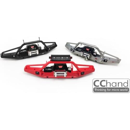 NEW CC HAND METAL SOILD front Bumper For AXIAL SCX10 90046/90047 cherokee