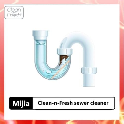 Mijia Clean-n-Fresh sewer cleaner Dredging pipeline Dissolve pipe stains Bacteriostasis and Deodorization