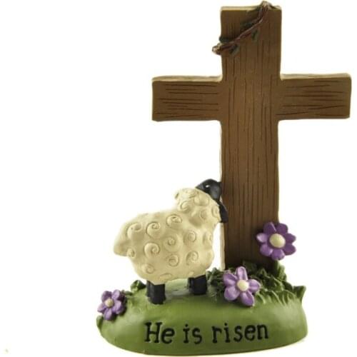 SIMPLE SINCERE JESUS CATHOLIC CRUCIFIX CHRISTIAN GIFT HANDCRAFTED RESIN ROOT HOME DECORATION SANTA CRUZ JESUS CHRIST ROSSES