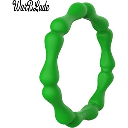WarBLade 3mm Bamboo Silicone Rings For Women Wedding Rubber Bands Hypoallergenic Crossfit Flexible Sports Silicone Finger Ring