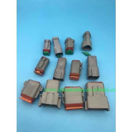 1 pcs=6 models Deutsch=(DT06+DT04)(2+3+4+6+8+12)Pin Engine/Gearbox waterproof electrical connector for car,bus,motor,truck