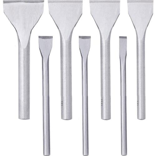 7Pcs Leather DIY Handwork Craft Tool Slot Punches Straight Punch Hollow DIY Hand Work for Strap/Belt/Wallet End 5mm-35mm