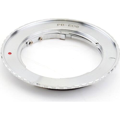 Pixco 3rd Generation AF Confirm Adapter Suit For Praktica PB /16mm C/Nikon F Lens to Canon (D)SLR 30D 100D(SL1/X7) Camera