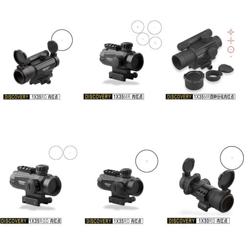 Discovery Red Dot 1X35 4 Kinds of Dots 11 Gears in Red and Green with Rail High Quality for PCP Air Gun