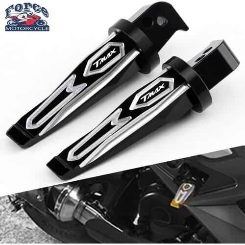 For Yamaha TMAX 500 T-MAX 530 2012-2019 T-MAX530 TMAX530 New Cnc Aluminum Motorcycle Rear Passenger Foot Pegs Pedals Footrests