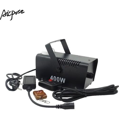 400W Fog Machine Smoke Ejector Portable Christmas And Party Smoke Machine With Wire/Remote Control For KTV Wedding Stage