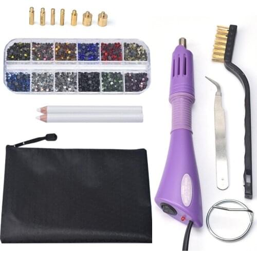 Hot Sell Drilling Machine Pen Point Figure Hot Guns DIY Clothes Stick Diamond Drill Tools Set Crystal Hand Sewing Kit