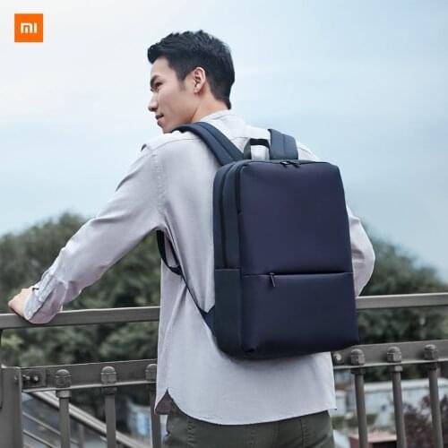 4Colors Xiaomi Classic Business Backpack 2 Double Decompression Cushioning Three-dimensional Shape 4 Grade Water Repellent