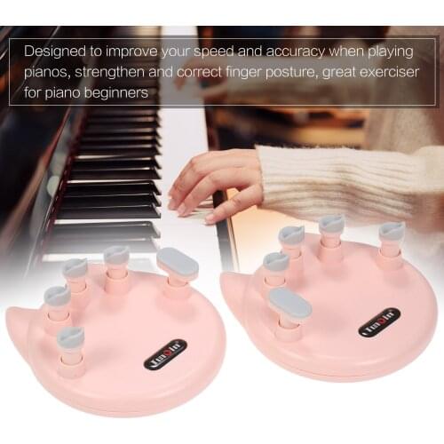TUNYIN Piano Finger Exerciser Set 1 Pair for Right Hand and Left Hand Finger Trainer Piano Grip Correction Tools for Both Hands