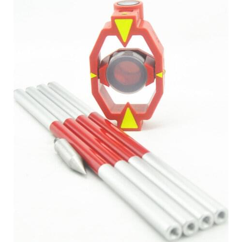 NEW MINI Prism with 4 Poles For Total Stations prism constant -30/0mm