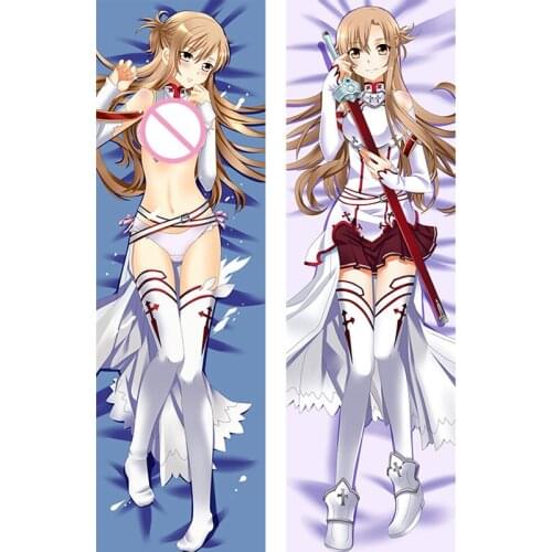 Sword Art Online: Code Register character sexy girl Asuna Yuuki Dakimakura Pillow Cover Body Pillowcase