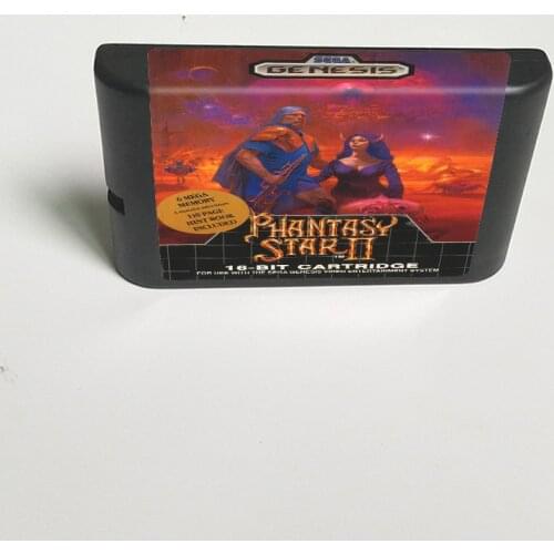 Phantasy Star 2(Battery Save) - 16 Bit MD Game Card for Sega Megadrive Genesis Video Game Console Cartridge