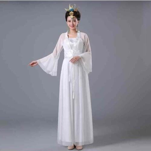 Chinese Tang Dynasty Princess Dress Cosplay Outfit Blue Pink Yellow White Hanfu Woman Traditional Chinese Style Clothing Women