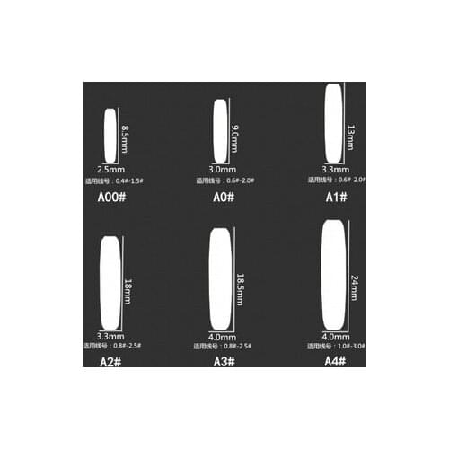 High quality 60 Packs Fishing Float Seven-star Beans 00#-4# Cylinder Night Fishing Float Fishing Tackle Accessories A375