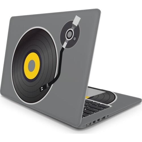 Sticker Master Retro vinyl record player universal sticker laptop vinly sticker skin cover for 10 12 13 14 15.4 15.6 16 17 19" inc notebook decal macbook, asus, acer, hp, lenovo, huawei,dell,msi,apple,toshiba,compaq