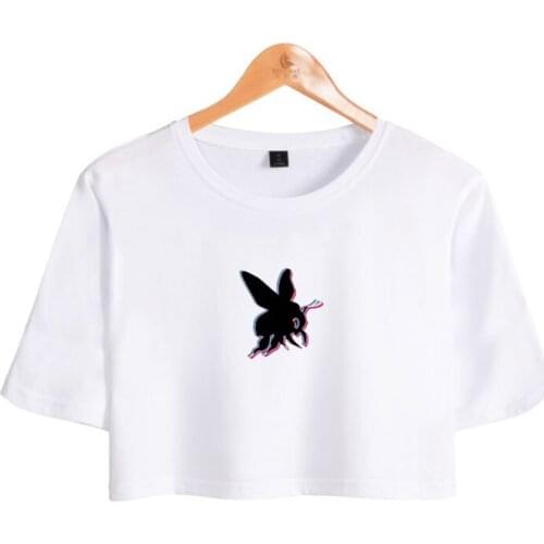 Nessa Barrett Print T shrit For Women Gril Oversize Social Media Stars O-Neck Short Sleeve Kids & Adult Fashion Crop Top T-shirt