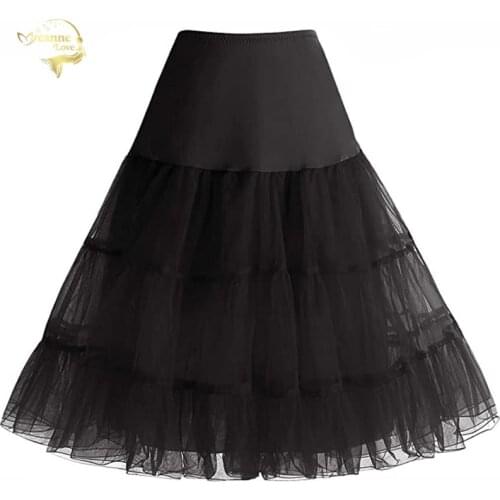 Puffy Short Organza Halloween Women Crinoline Vintage Bridal Petticoats for Wedding Evening Cosplay Underskirts Rockabilly Tutu