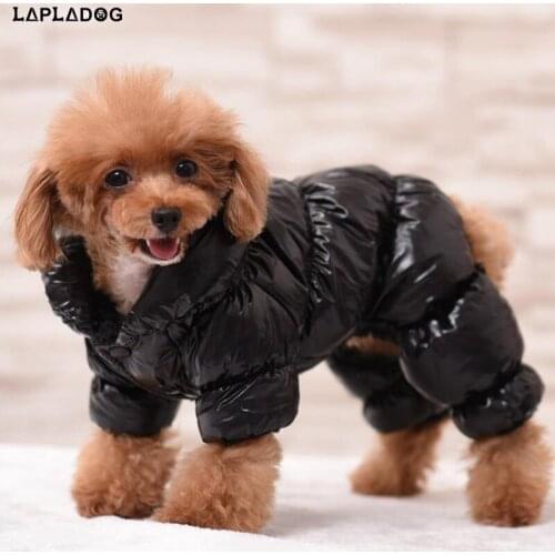 2018 new arrive winter clothes for dogs thick fleece warm dog parkas small medium large dog roupas goods for pets PT319