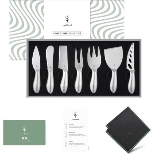 7pcs Cheese Tool Stainless Steel Cheese Slicer Cutter Knife Creative Cheese Graters Kitchen Tools Cake Spatula Butter Cheese Set