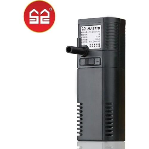 Aquarium Filter Submersible Internal Filter For Fish Tank Aquatic Spray Flow Biological Plus Power Filter Pump 2W/6W